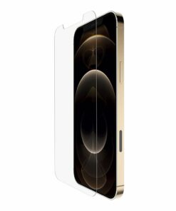 Belkin - ScreenForce Tempered Glass + Anti-Microbial - iPhone 12 Pro Max