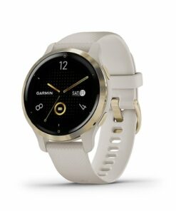Garmin - Venu 2S GPS Smartwatch 40 mm Fiber-Reinforced Polymer - Light Gold
