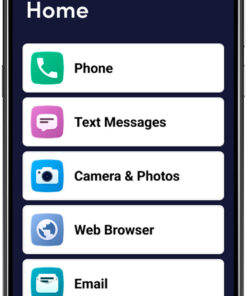 Lively™ - Jitterbug® Smart3 Smartphone for Seniors - Black