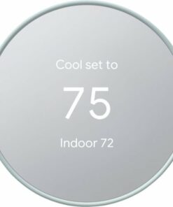 Google - Nest Smart Programmable Wifi Thermostat - Fog