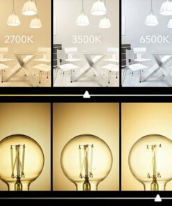 Geeni - LUX G25 Wi-Fi Smart Edison Bulb (2-pack) - White