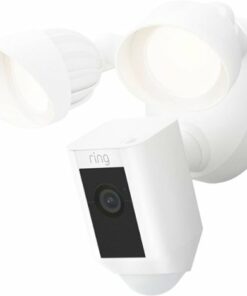 Ring - Floodlight Cam Plus Outdoor Wired 1080p Surveillance Camera - White