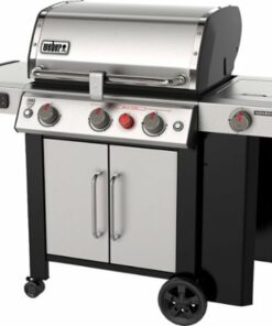 Weber - Genesis II Smart Grill SX-335 3-Burner Propane Gas Grill - Stainless Steel