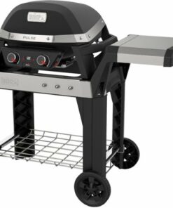 Weber - Pulse 2000 Electric Outdoor Grill with Cart - Black