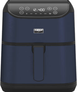Bella Pro Series - 6-qt. Digital Air Fryer with Stainless Finish - Ink Blue Stainless Steel