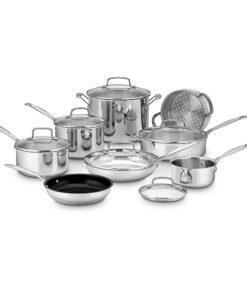 Cuisinart - Chef's Classic Stainless 14 Piece Set - Stainless Steel