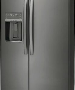 Frigidaire - Gallery 25.6 Cu. Ft. Side-by-Side Refrigerator - Black Stainless Steel