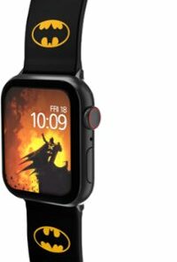 MobyFox - DC Comics – Batman Icon Smartwatch Band – Compatible with Apple Watch – Fits 38mm, 40mm, 42mm and 44mm