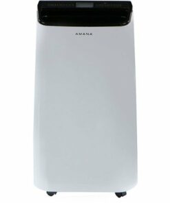Amana - 350 Sq. Ft. Portable Air Conditioner - White/Black