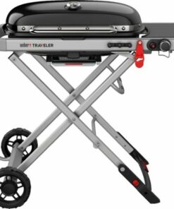 Weber - Traveler Portable Gas Grill - Black