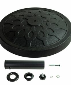 Patio Premier - 26lb 18" Preston Composite Umbrella Stand - Black
