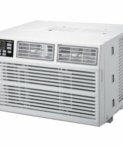 Whirlpool - Energy Star 18,000 BTU 230V Window-Mounted Air Conditioner with Heat - White