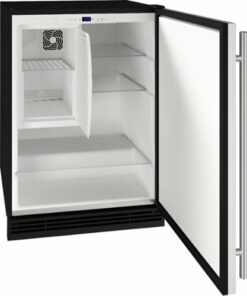 U-Line - 1 Class 4.2 Cu. Ft. Undercounter Refrigerator with 1.5 cu. ft. Freezer - Stainless steel