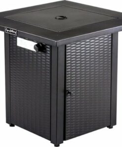 Legacy Heating - 28-Inch Square Fire Table - Black
