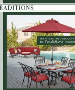 Hanover - Traditions 9-Piece Dining Set - Cast/Blue 0
