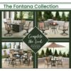 Hanover - Fontana 9-Piece Dining Set - Tan/Glass