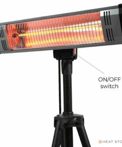 EnergyWise - Infrared Heater and Tripod combo - SILVER