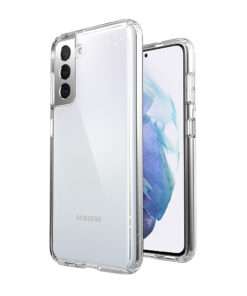 Speck - Presidio Perfect Clear Case for Samung Samsung Galaxy S21 5G - CLEAR/CLEAR