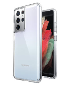 Speck - Presidio Perfect Clear Case For Samsung Galaxy S21 Ultra 5G - CLEAR/CLEAR