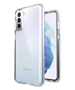 Speck - Presidio Perfect Clear Case for Samsung Galaxy S21 + 5G - CLEAR/CLEAR