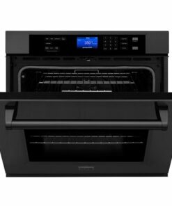 ZLINE - 30" Professional Single Wall Oven with Self Clean and True Convection in Black Stainless Steel - Black Stainless Steel