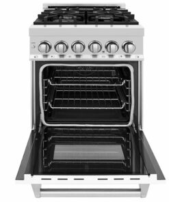 ZLINE - 2.8 Cu. Ft. Freestanding Dual Fuel Range - Stainless steel