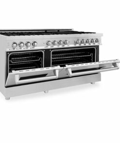 ZLINE - 7.4 Cu. Ft. Freestanding Dual Fuel Range - Stainless steel