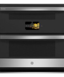 GE Profile - 30" Built-In Double Electric Convection Wall Oven with WiFi - Stainless steel