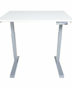 Victor - Compact Electric Full Standing Desk - White
