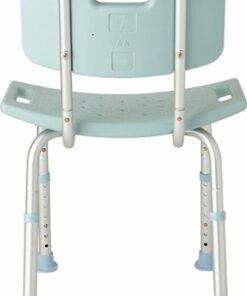 Medline - Tub Shower Chair With Microban Antimicrobial Protection, for Use as A Shower Bench or Bath Seat - Light Blue