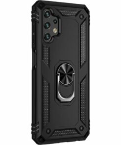 SaharaCase - Military Kickstand Series Case for Samsung Galaxy A13 4G and A13 LTE - Black
