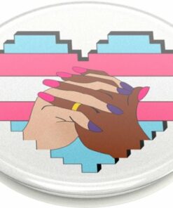 PopSockets - Pride Month Poptivism PopGrip - 8-Bit Trans Celebration