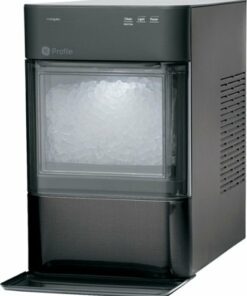 GE Profile - Opal 2.0 24 lb. Portable Ice maker with Nugget Ice Production and Built-In WiFi - Black Stainless Steel