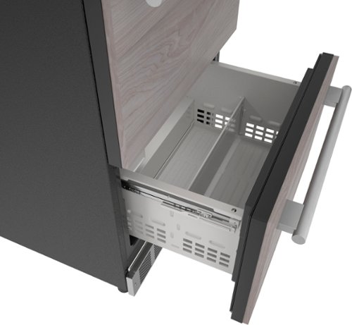Thermador - 4.4 Cu. Ft. Built-In Double Drawer Under-Counter Refrigerator - Custom Panel Ready