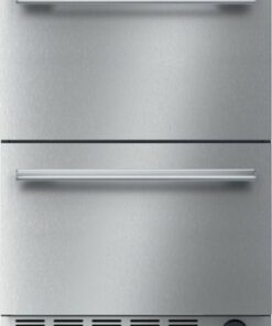 Thermador - Masterpiece Series 4.4 Cu. Ft. Built-In Double Drawer Under-Counter Refrigerator - Stainless steel