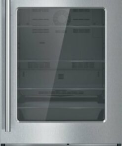 Thermador - 4.9 Cu. Ft. Built-In Under-Counter Glass Door Refrigerator with Masterpiece Series Handle, Right Hinged - Stainless steel