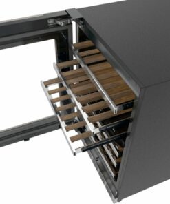Thermador - Freedom Collection 41-Bottle Built-In Wine Refrigerator, Left Hinged - Custom Panel Ready