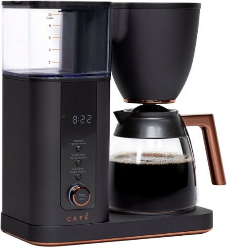 Café - Smart Drip 10-Cup Coffee Maker with WiFi - Matte Black