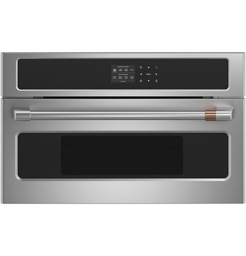 Café - 30" Built-in Single Electric Convection Pro Steam Wall Oven with True European Convection - Stainless steel