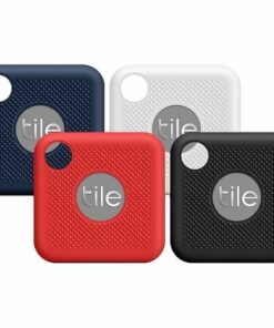 SaharaCase - Silicone Case for Tile Pro (4-Pack) - Black/Blue/Red/White
