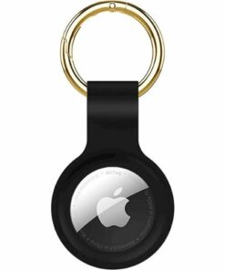 SaharaCase - Liquid Silicone Case for Apple AirTag - Black