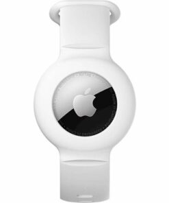 SaharaCase - Silicone Wrist Band for Apple AirTag - White