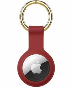 SaharaCase - Liquid Silicone Case for Apple AirTag - Red