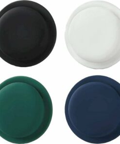 SaharaCase - StickOn Silicone Case for Apple AirTag (4-Pack) - Black/White/Blue/Green
