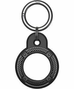 SaharaCase - Hard Shell Case for Apple AirTag - Black