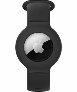 SaharaCase - Silicone Wrist Band for Apple AirTag - Black
