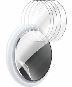 SaharaCase - Flexon Film Protector for Apple AirTag (4-Pack) - Clear