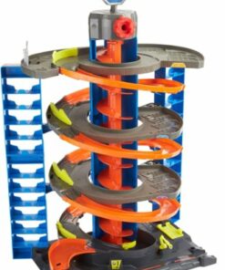 Hot Wheels - City 50 Mega Garage - Blue/Orange