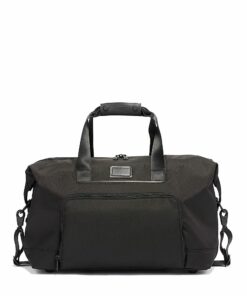 TUMI - Alpha Double Expansion Satchel - Black