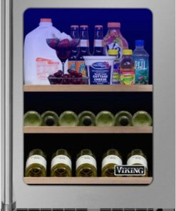 Viking - 5.5 Cu. Ft. Undercounter Refrigerator - Silver